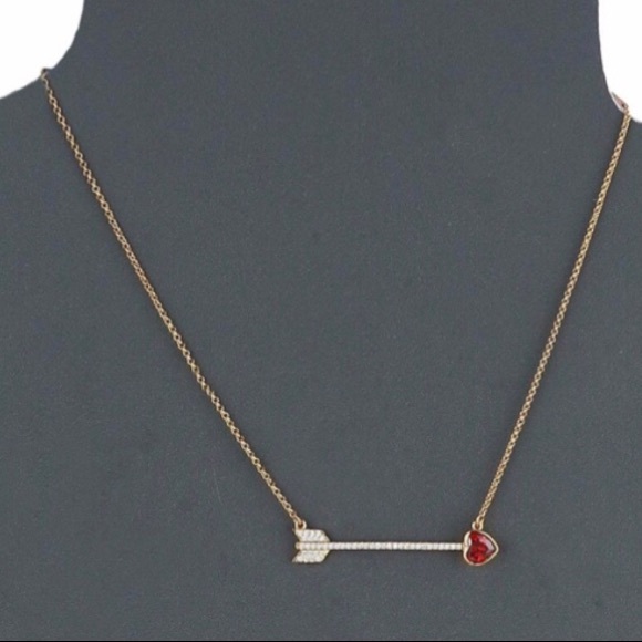 Kate Spade Crystal Arrow Necklace Nwt 